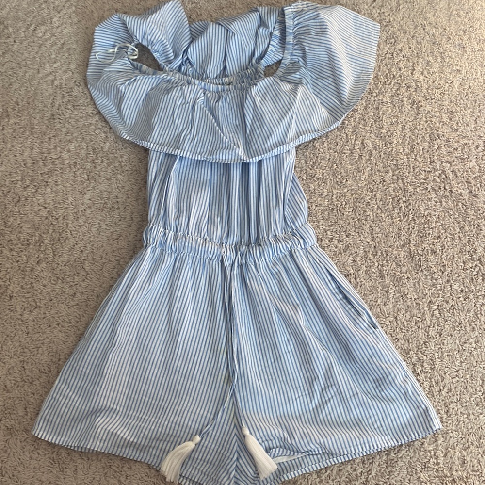 Off the shoulder romper!